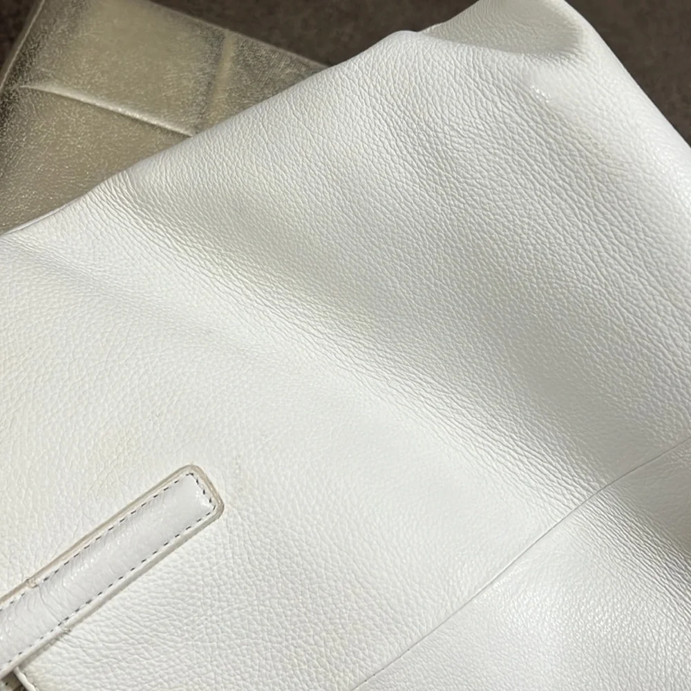 Tahari white leather bag - Picture 14 of 16